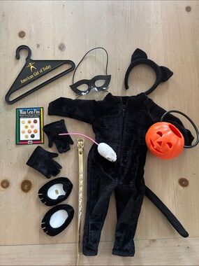 American Girl Cat Costume with Accessories